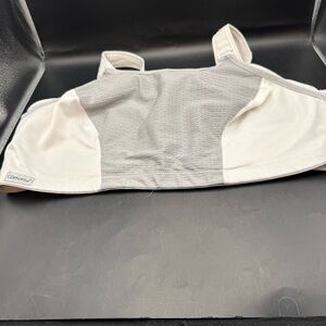 Glamorise Sports Women’s Bra 46DD White Grey Custom Control Support Adjustable